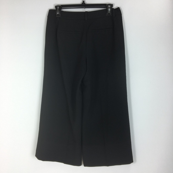 White House Black Market 2 Crop Black Dress Pants - Picture 3 of 5